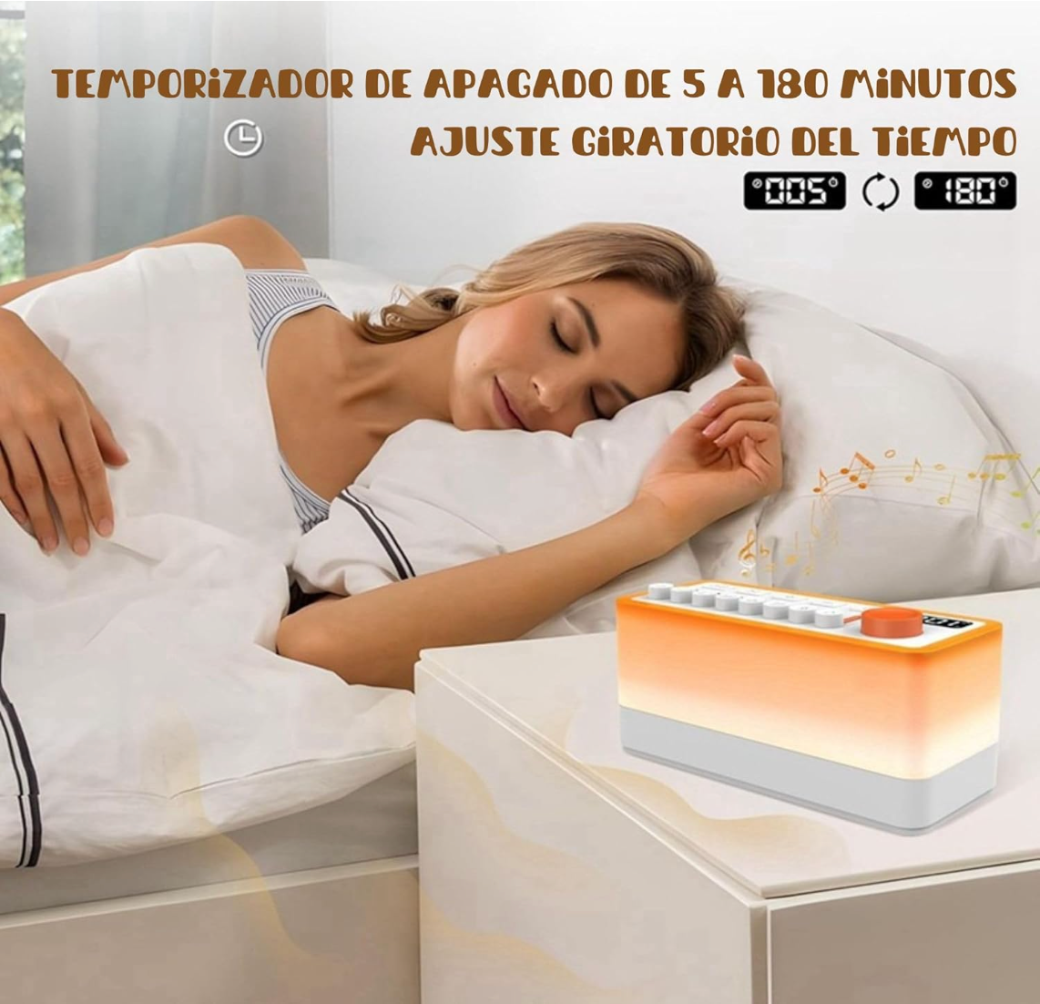 🎶 Maquina de Ruido blanco para Dormir como un Bebé